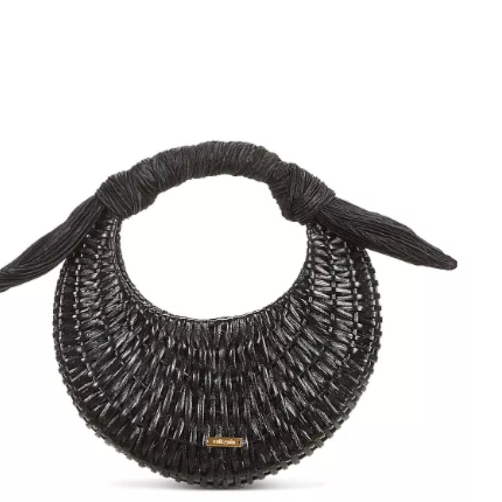 Cult Gaia Taja Black Mini Ratten Bag